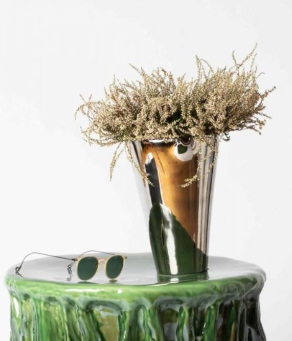 Vase platine