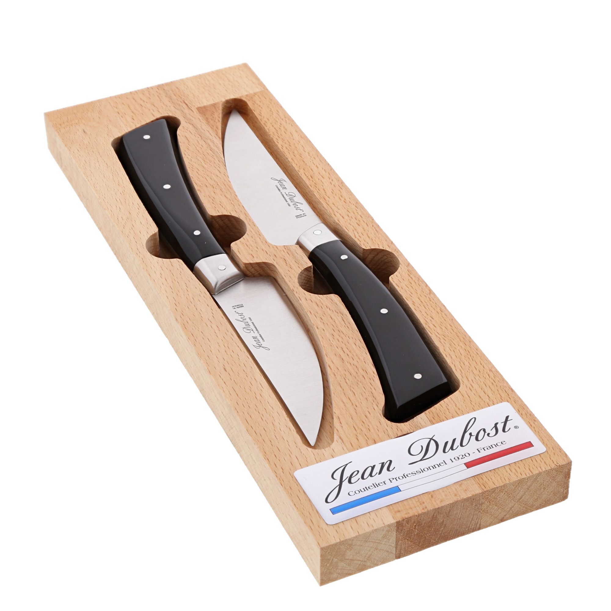 Coffret de 2 couteaux Jean Dubost modèle Bistronomie