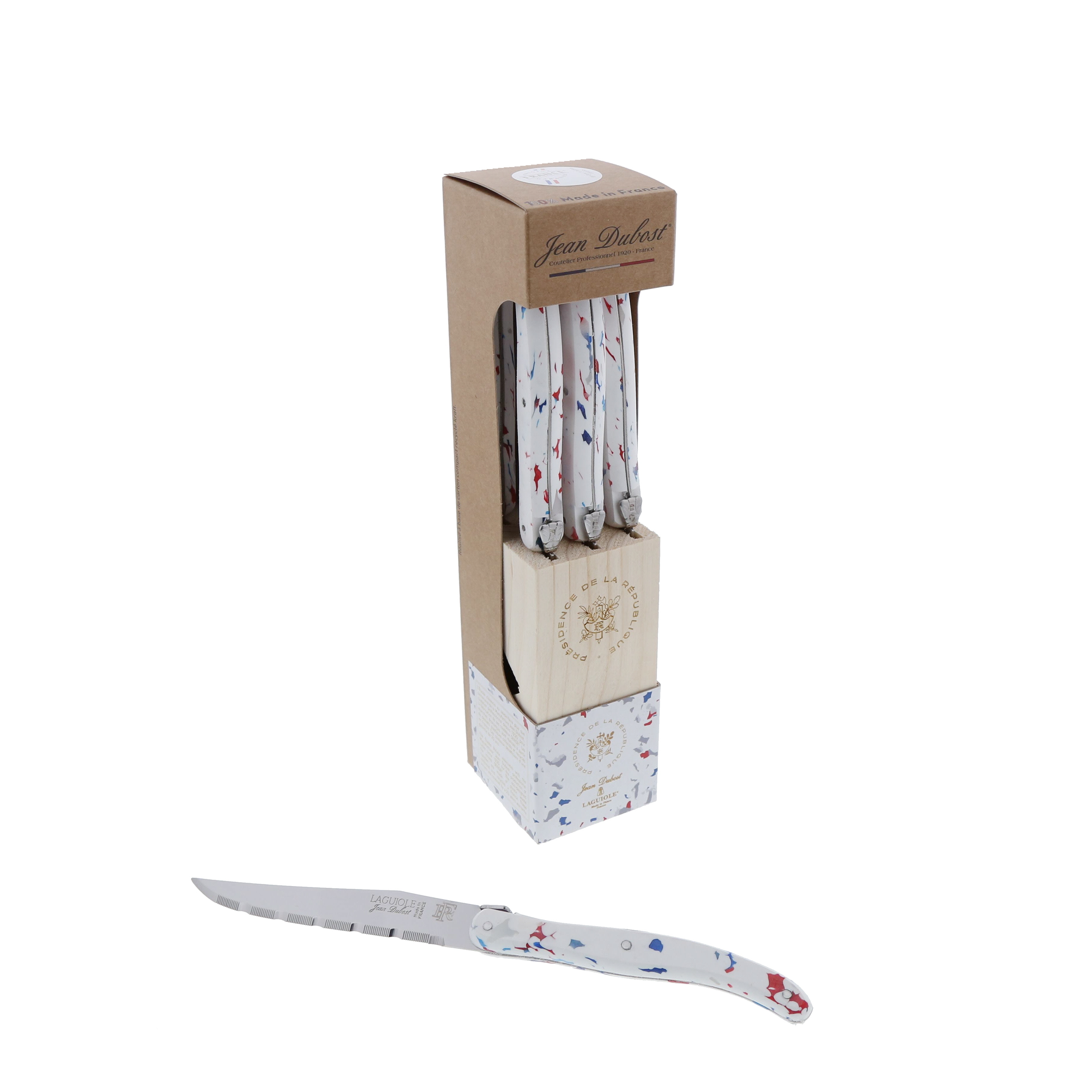 6 couteaux Jean Dubost Laguiole Elysée Sense® - Jean Dubost Laguiole Elysée Sense®