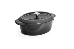 COCOTTE AVEC COUVERCLE, EMBALLAGE CADEAU, induction carbon grey 3426 CI-030 - IRON