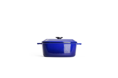 Sauteuse, carrée, avec couvercle, emballage cadeau, induction, IRON,  Cobalt Blue  1024 CI - 020 - IRON