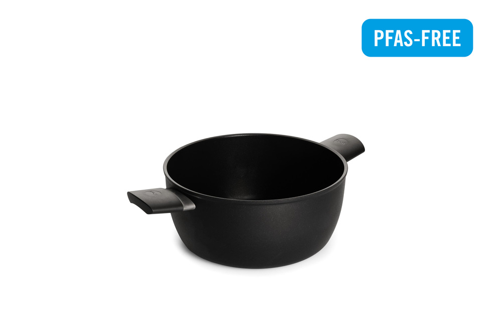 Faitout sans PFAS 24 cm Induction avec 2 poignées latérales 124 ELI-Q - ECO LITE