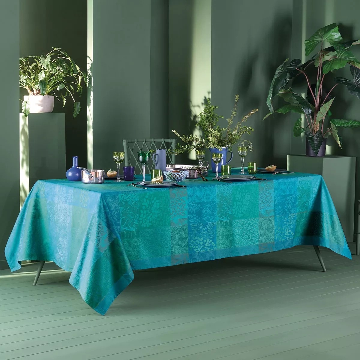 Nappe Mille rameaux emeraude - Automne Hiver 2024