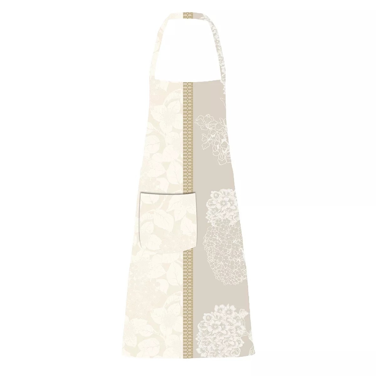 Tablier Mille hortensias naturel - Printemps - Ete 2025