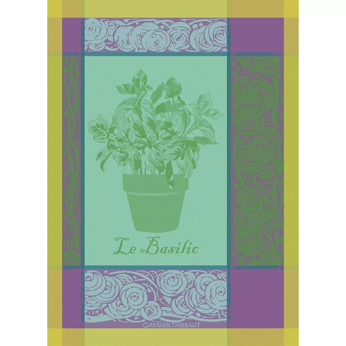 Torchon basilic - Printemps - Été 2025