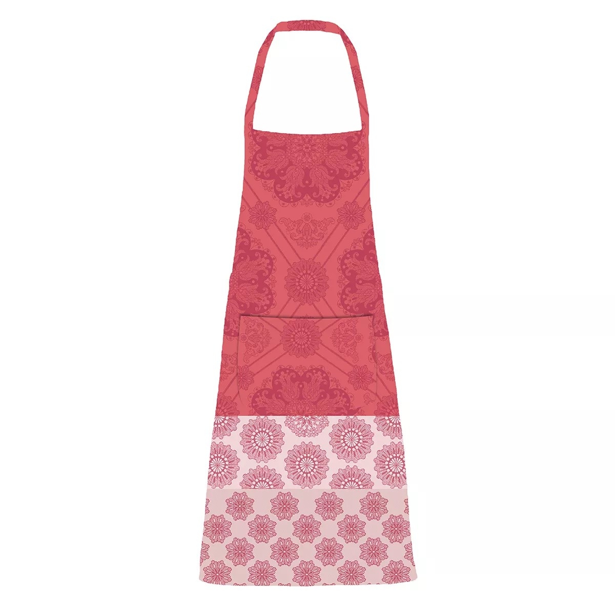 Tablier Mille rosaces framboise - Printemps - Été 2025