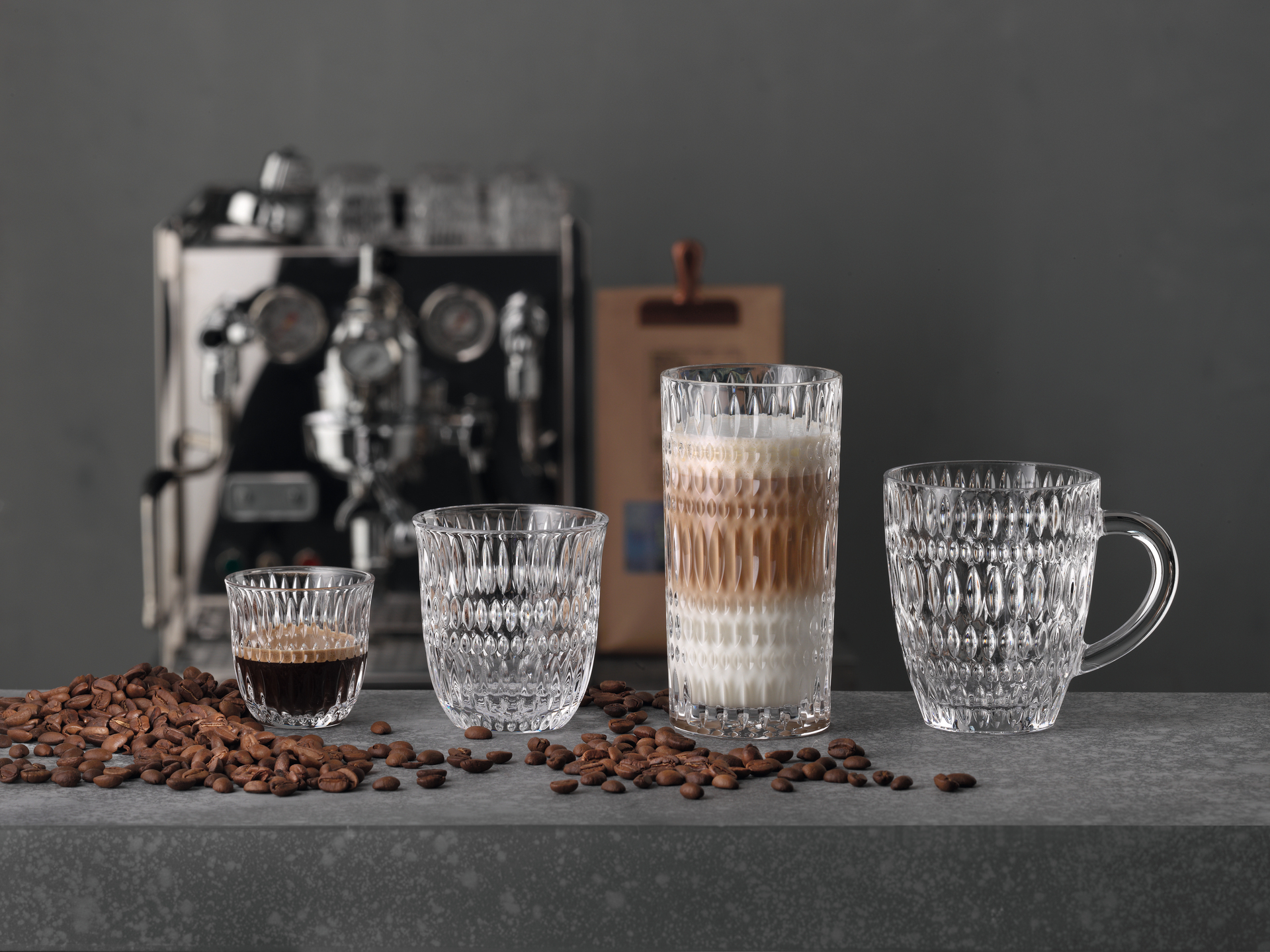 COLLECTION "ETHNO"Coffret de 4 verres