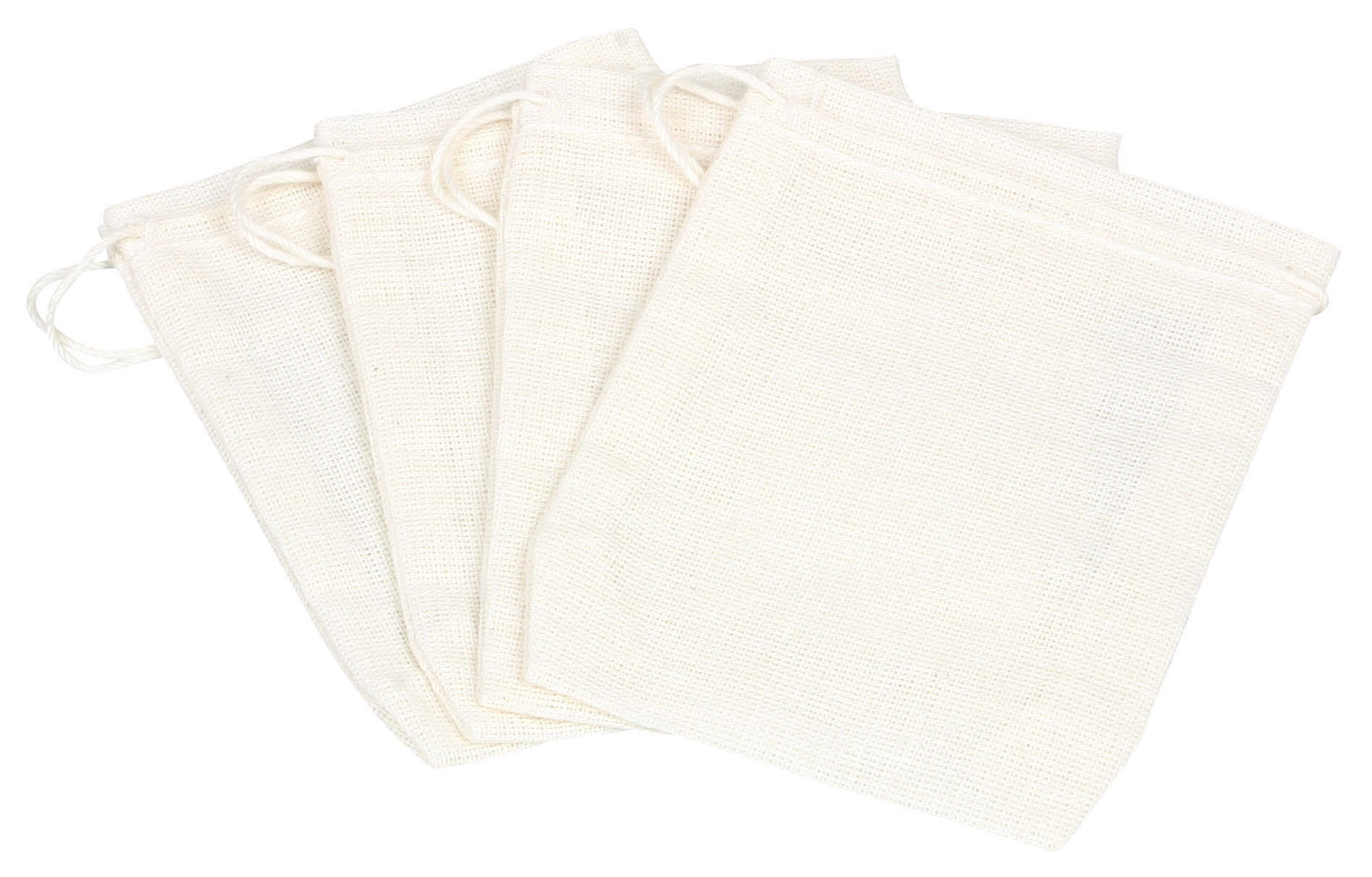 4 Filtres à thé réutilisables avec cordon Regency Naturals™ 