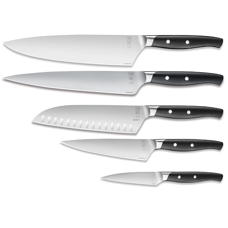 Set de 5 couteaux Maestro Evercut - Couteaux de cuisine Made in France