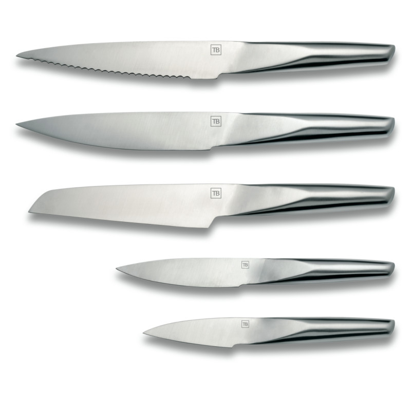 Set de 5 couteaux de cuisine acier inox Transition – Made in France 