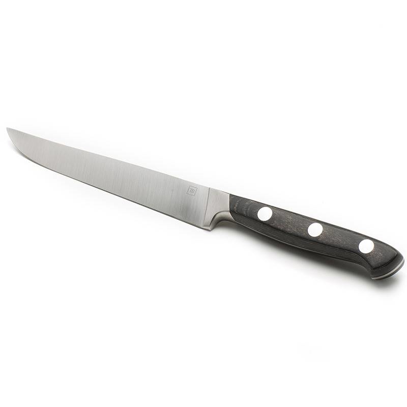 Couteau à steak 12 cm Made In France – Forgé Traditionnel, manche en bois