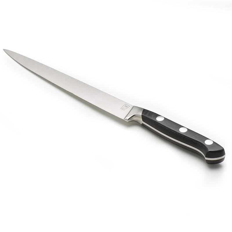 Couteau à poisson, filet de sole 16 cm - Forgé Traditionnel bois