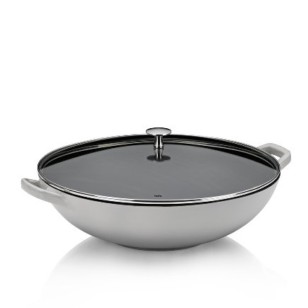 Wok en fonte gris CALIDO kela - Collection CALIDO