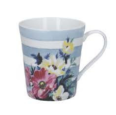 Mug Rayure Bleu "Clovelly"