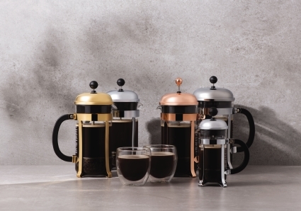 Cafetière à piston argentée Chambord Bodum 3 tasses