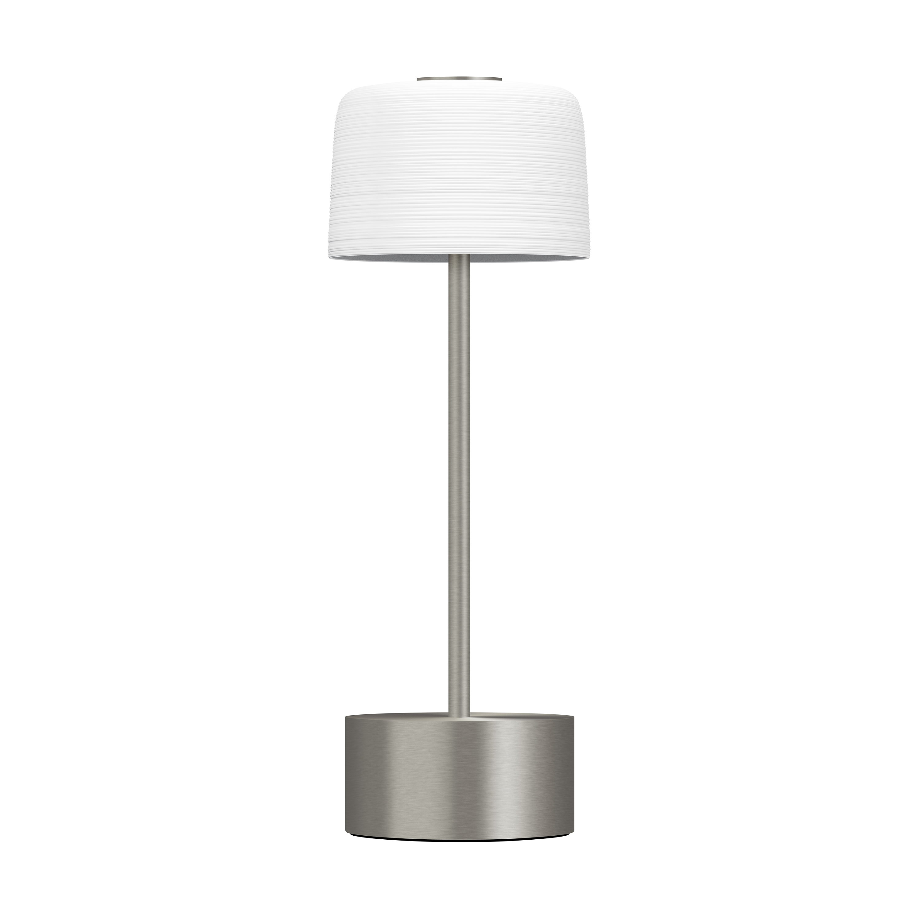 Lampe sur Pied argenté - Hémisphère Blanc