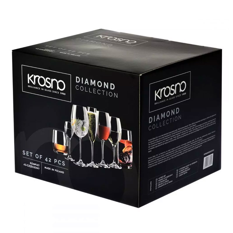 KROSNO - Ensemble 42 pièces - DIAMOND