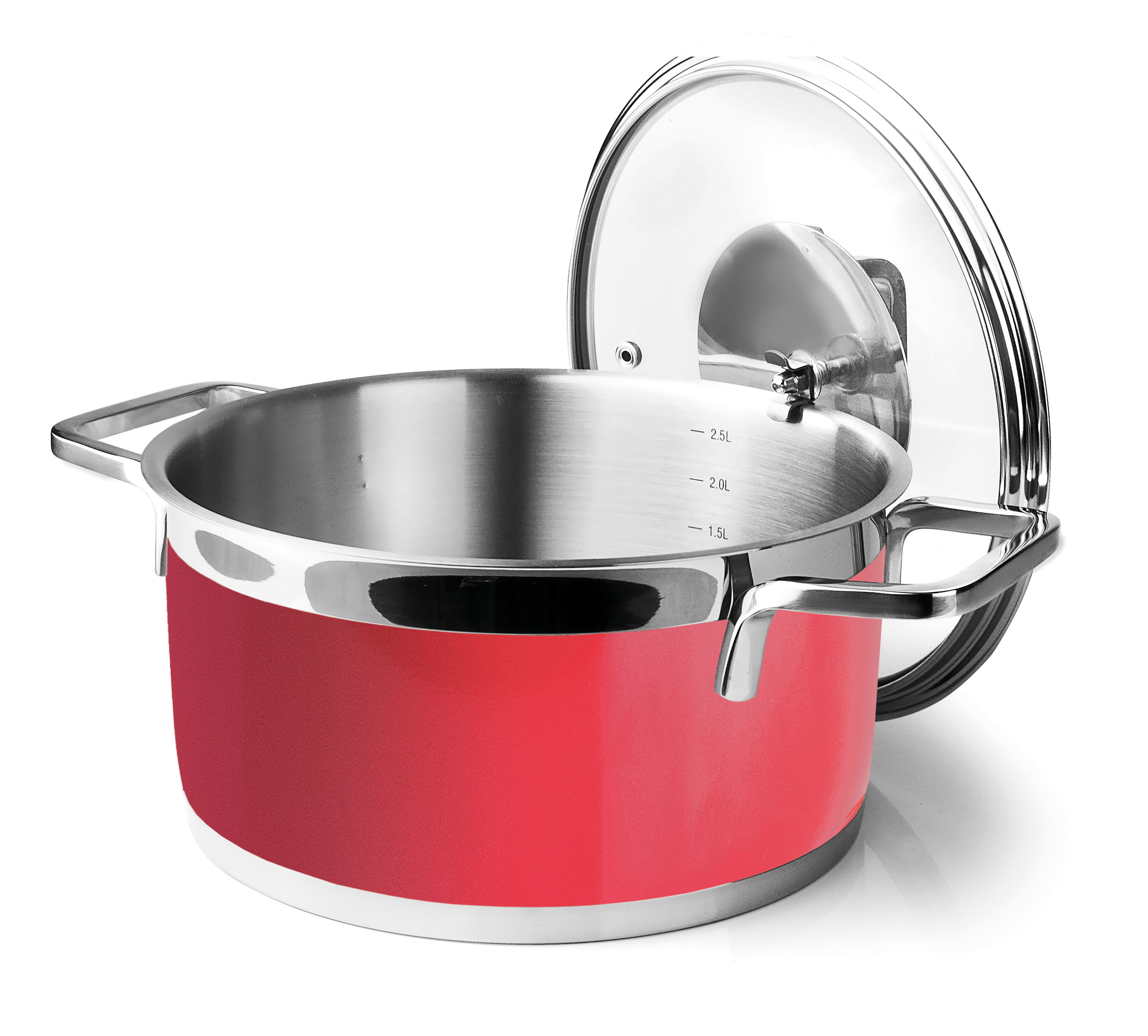 Faitout Chef Luxe Lacor 32 Cm - Inox 18/10, Fond Triple Sandwich, Compatible Tous Feux Dont Induction