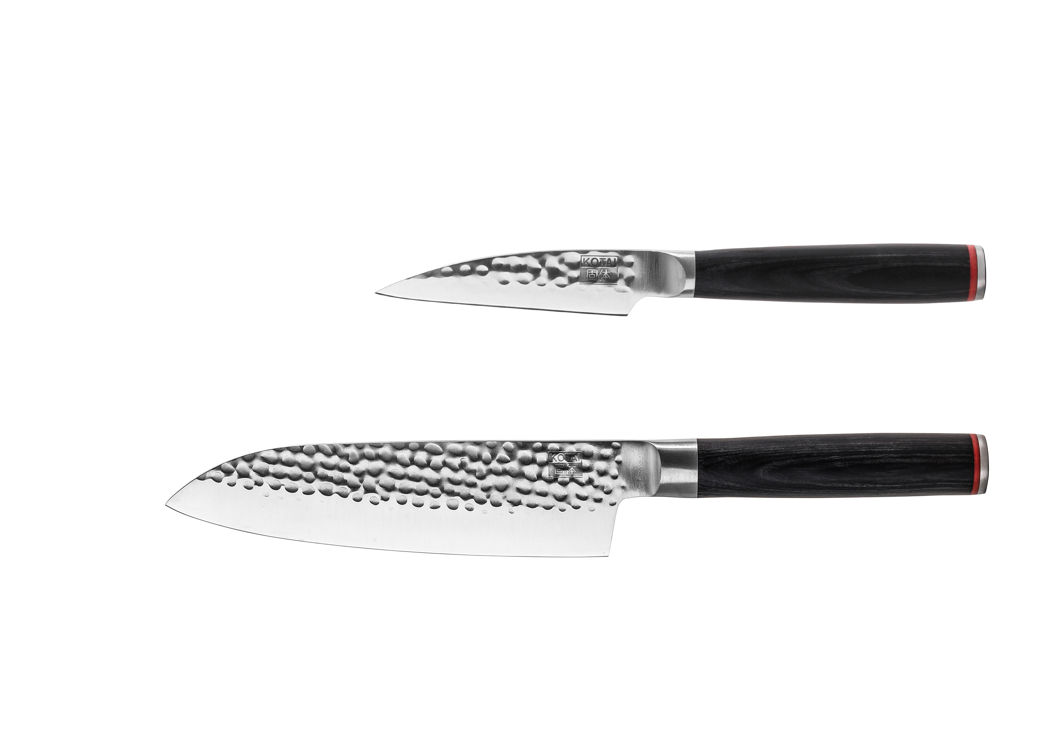 Le Set de Base : 2 couteaux (couteau d'office + santoku) - Pakka