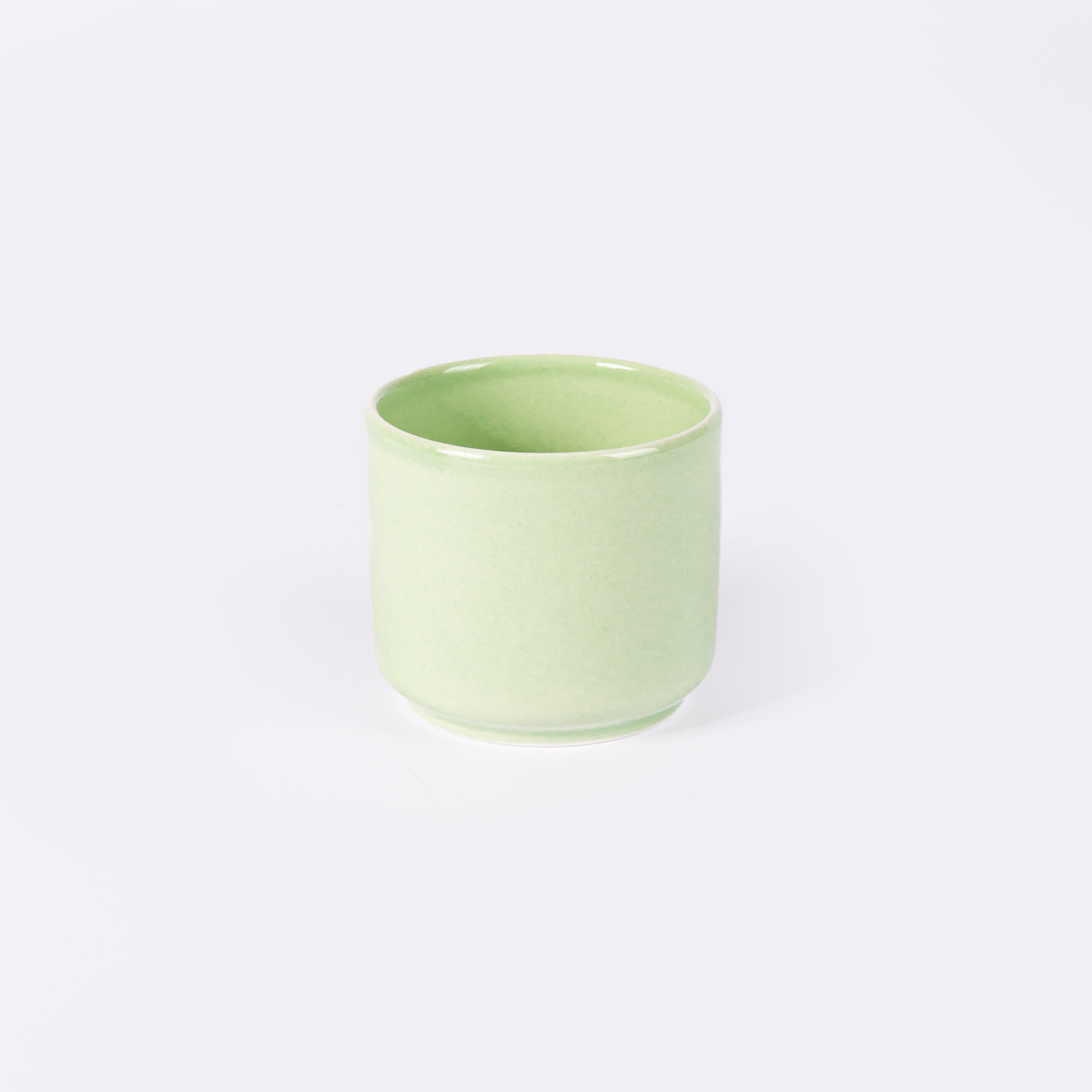 Tasse sans anse pour thé et café en porcelaine Vert - Essentielle