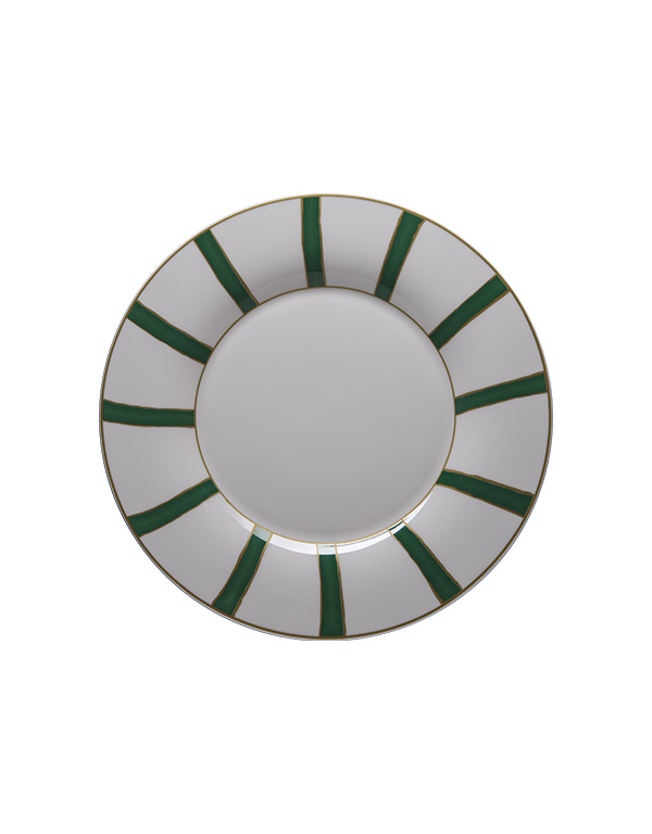 Assiette plate - Striche Verdi