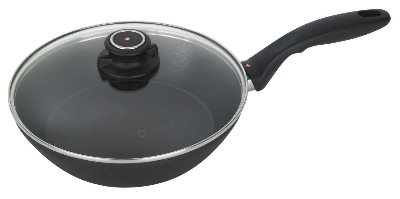 SAUTEUSE CONIQUE EDGE AVEC COUVERCLE INDUCTION SWISS DIAMOND XD 24CM