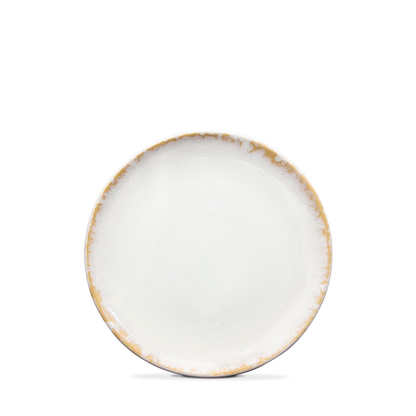 TFG1601 Assiette à dessert en grès - Amazonia Blanc