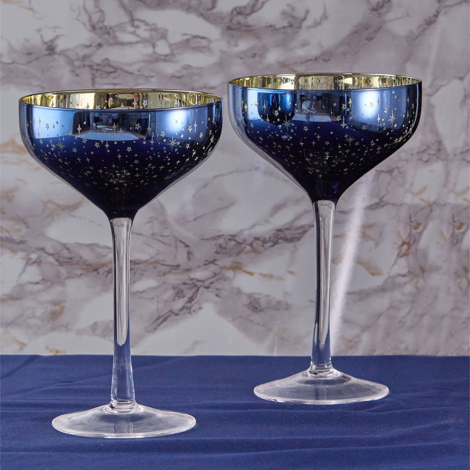 Lot de 2 coupes à champagne by Artland - Galaxy