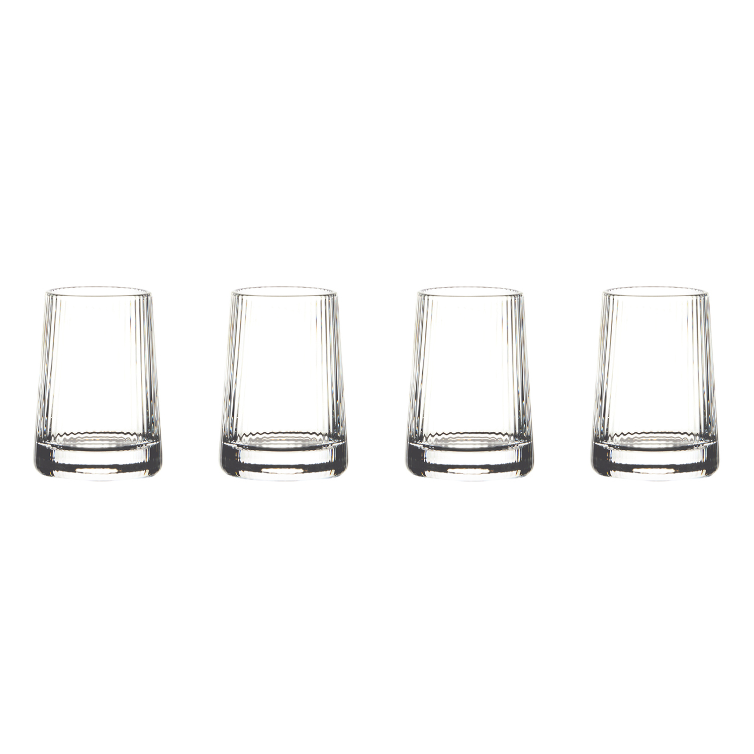 Empire Clear - Verres à shot, Set 4 - Anton Studio Designs