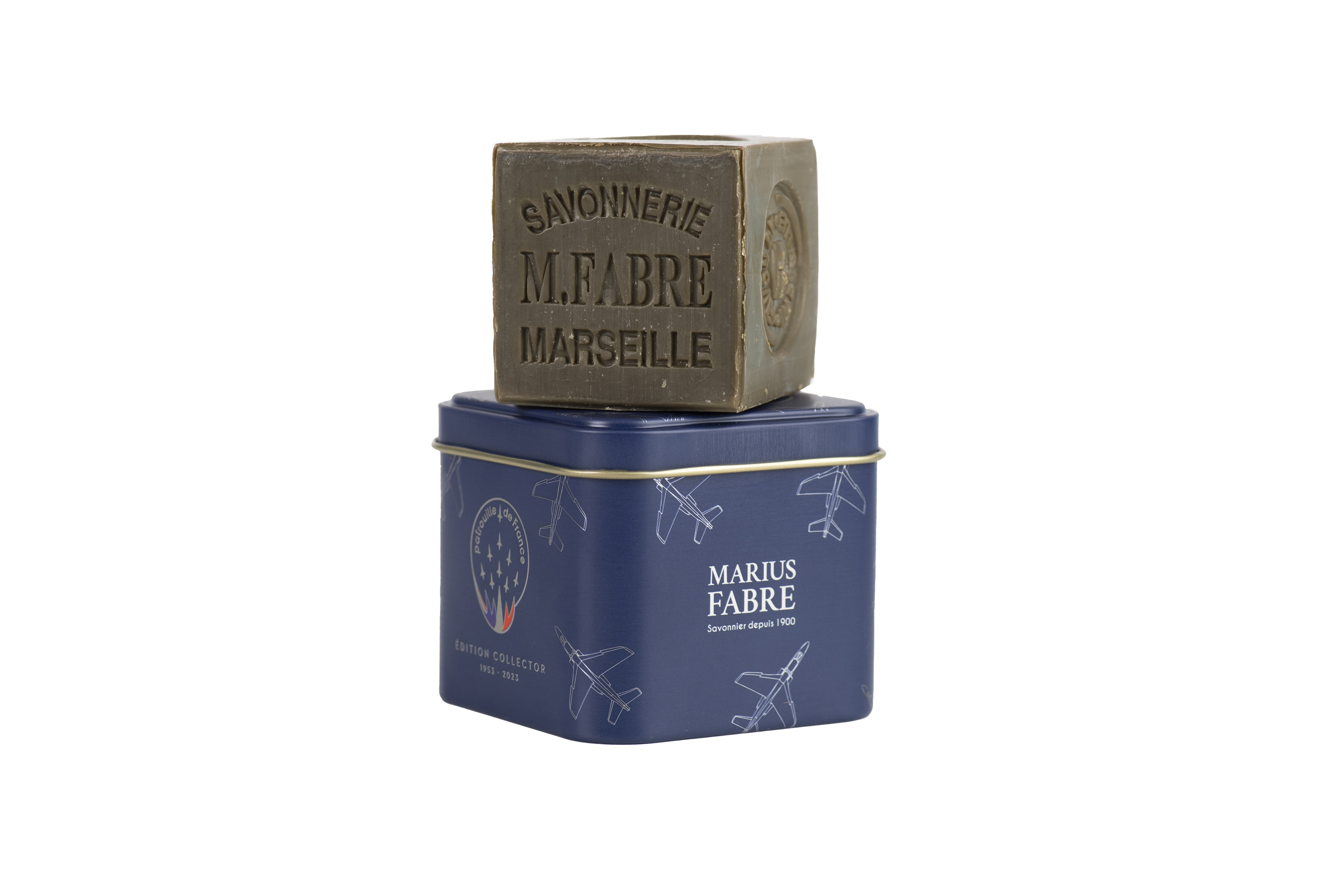 Savon avec boîte métal collector en édition limitée  Patrouille aéronautique de France 