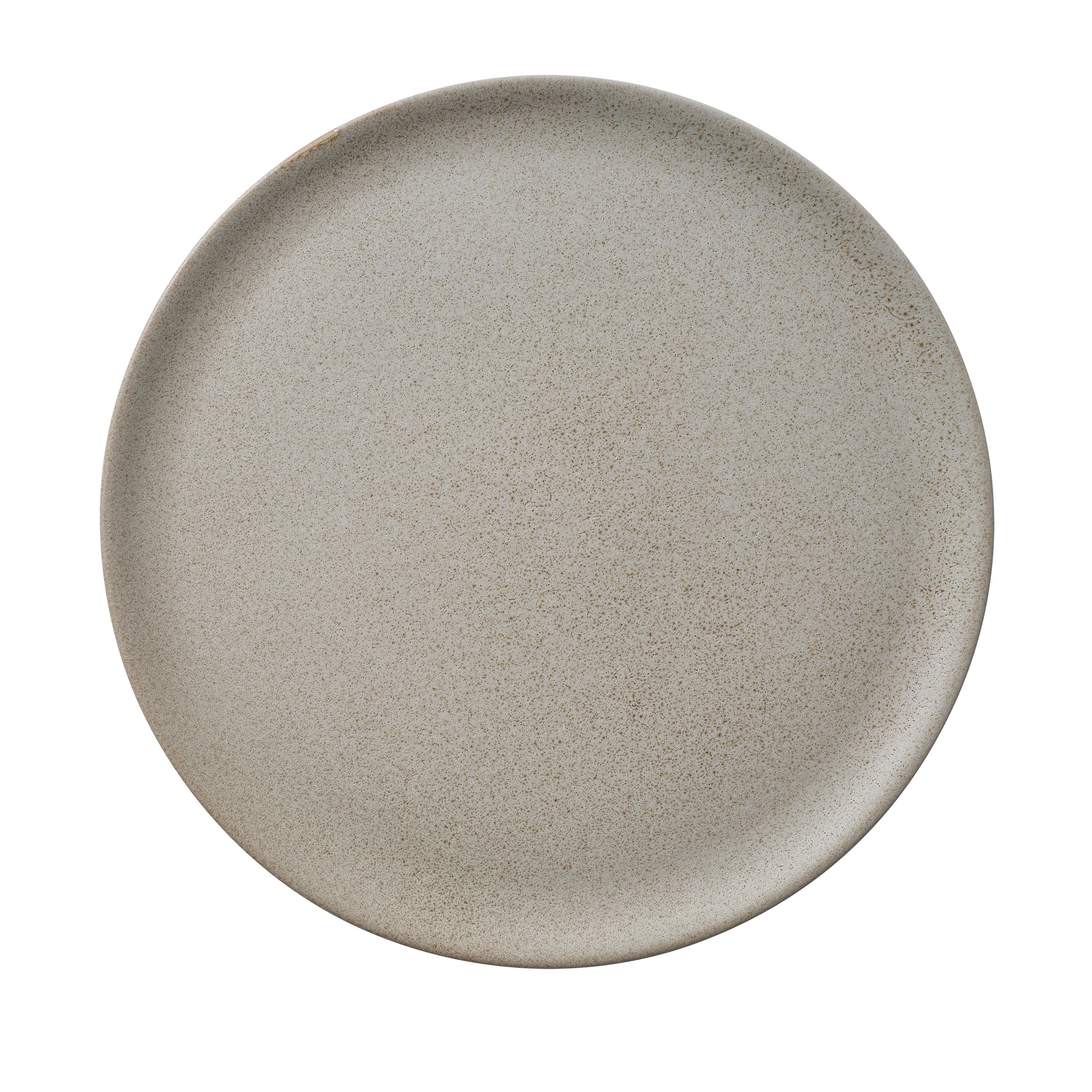 Sandy Beige Dinner plate - RAW